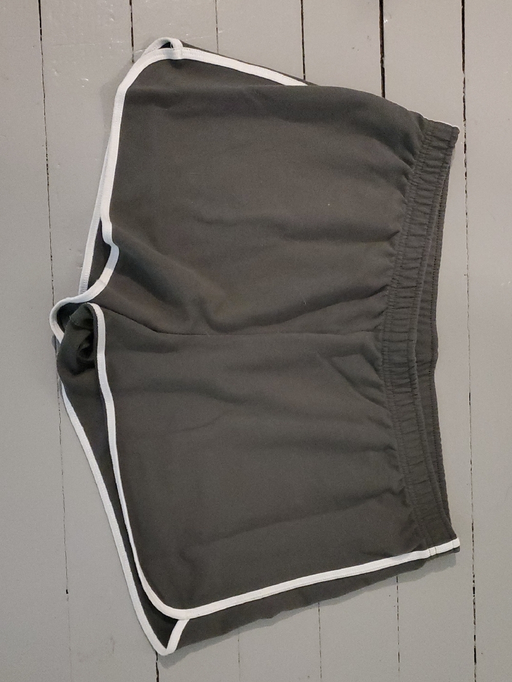 No Boundaries Black Shorts with White Trim